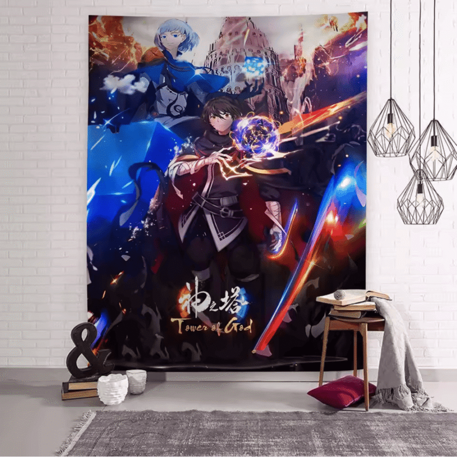 Tower Of God Anime Print Wall Hanging Tapestries Tower Of God Anime Print Wall Hanging Tapestries