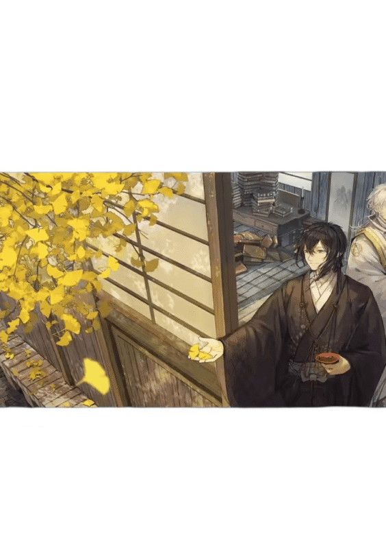 Anime Touken Ranbu Kusanagi Takeru And Yako Amano Mouse Pad