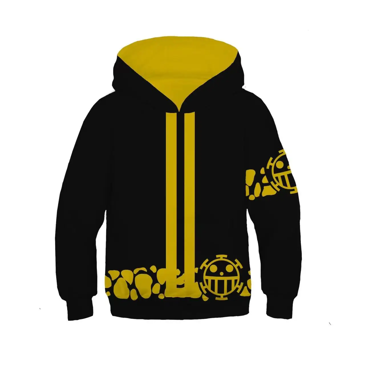 Anime One Piece Trafalgar D. Water Law Printed Casual Hoodie Anime One Piece Trafalgar D. Water Law Printed Casual Hoodie