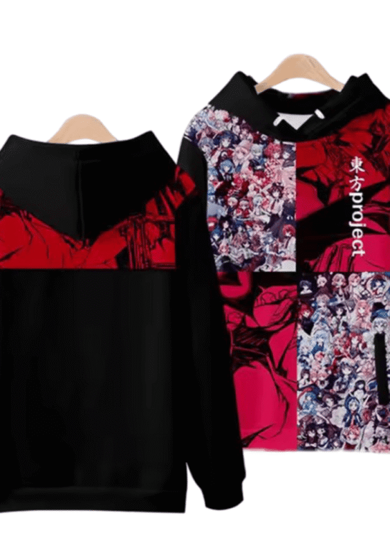 Anime Touhou Project Character 3D Printed Sweatshirt