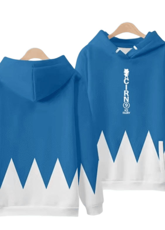 Touhou Project Cirno 3D Printed Anime Sweatshirt