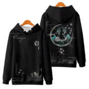 Anime Touhou Project Youmu Konpaku 3D Printed Black Sweatshirt