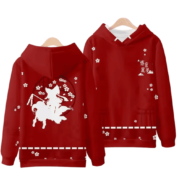 Anime Touhou Project Hakurei Reimu 3D Printed Red Sweatshirt