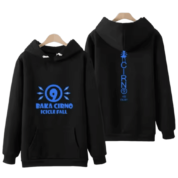 Anime Touhou Project Cirno 3D Printed Black Sweatshirt