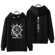 Touhou Project Anime Sakuya Izayoi And Cirno 3D Printed Black Sweatshirt