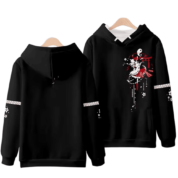 Anime Touhou Project Reimu Hakurei 3D Printed Black Sweatshirt