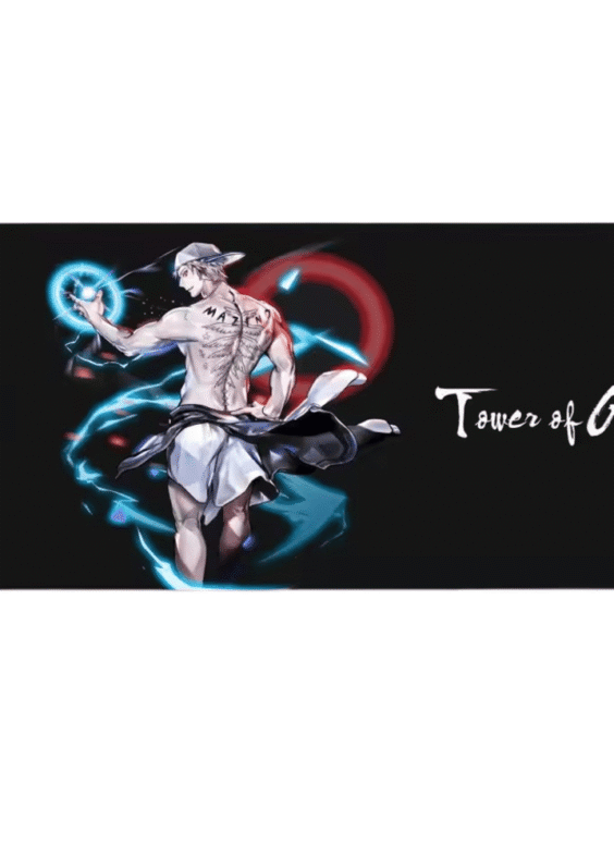 Anime Tower Of God Urek Mazino Black Mouse Pad
