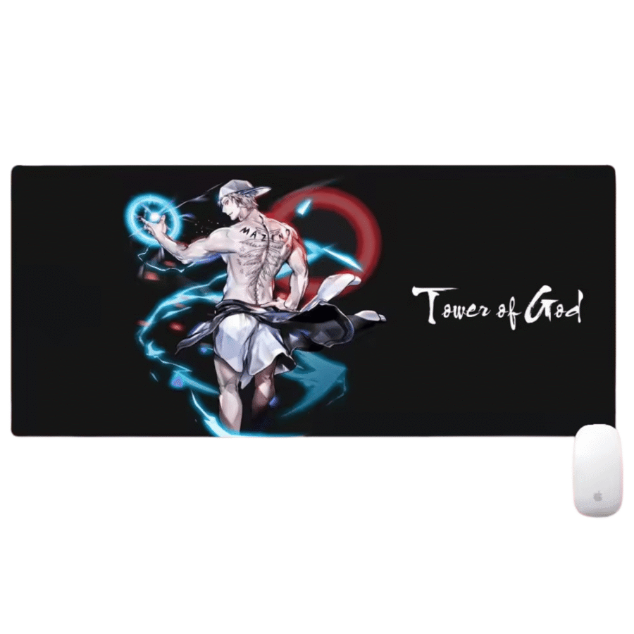 Anime Tower Of God Urek Mazino Black Mouse Pad Anime Tower Of God Urek Mazino Black Mouse Pad