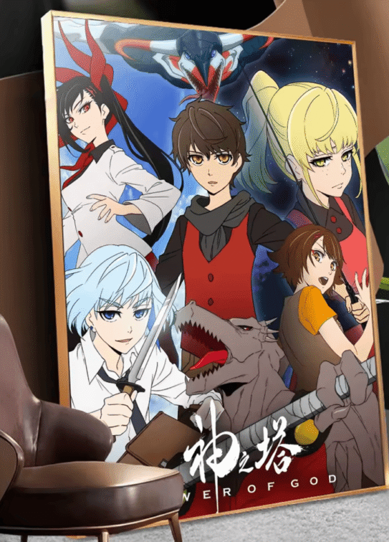 Anime Tower Of God Character Paper Poster Wall Art