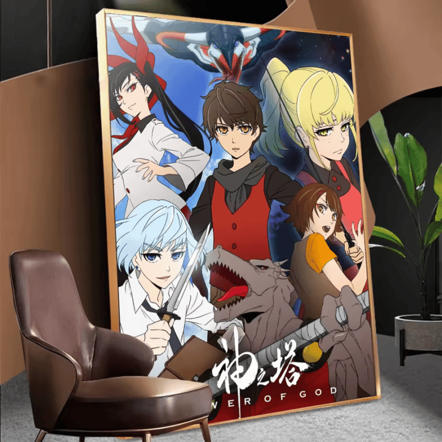 Anime Tower Of God Character Paper Poster Wall Art Anime Tower Of God Character Paper Poster Wall Art