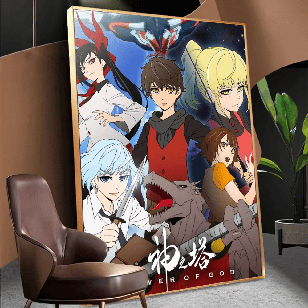 Anime Tower Of God Character Paper Poster Wall Art Anime Tower Of God Character Paper Poster Wall Art