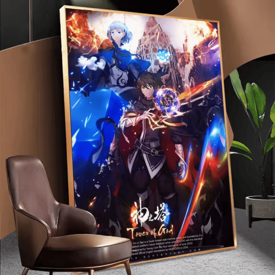 Anime Tower Of God Bam And Khun Poster Wall Art Anime Tower Of God Bam And Khun Poster Wall Art
