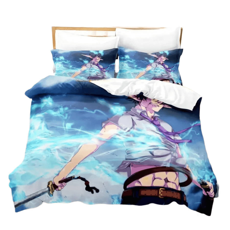Anime Blue Exorcist Rin Okumura Duvet Cover Set Anime Blue Exorcist Rin Okumura Duvet Cover Set