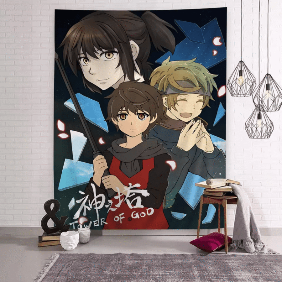 Tower Of God Anime Characters Wall Hanging Tapestries Tower Of God Anime Characters Wall Hanging Tapestries