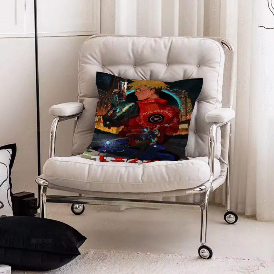 Trigun Vash The Stampede Anime Pillow Cover Trigun Vash The Stampede Anime Pillow Cover