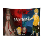 Anime Tower Of God Ja Wangnan And Karaka Tapestry Hanging Wall Art