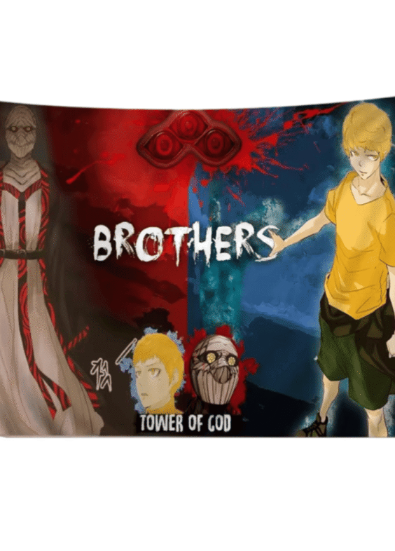 Anime Tower Of God Ja Wangnan And Karaka Tapestry Hanging Wall Art