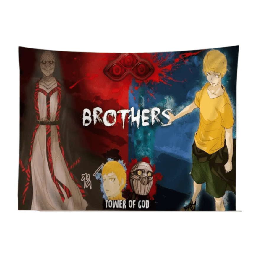 Anime Tower Of God Ja Wangnan And Karaka Tapestry Hanging Wall Art Anime Tower Of God Ja Wangnan And Karaka Tapestry Hanging Wall Art