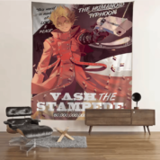 Anime Trigun Vash The Stampede Tapestry Wall Hanging