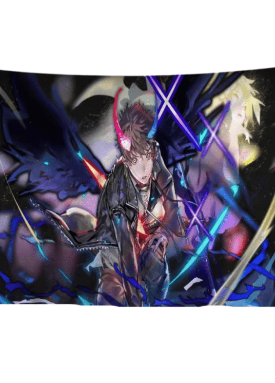 Anime Tower Of God Black-March Bam Tapestry Hanging Wall Art