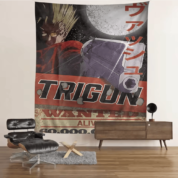 Anime Trigun Dead Or Alive Vash The Stampede Tapestry Wall Hanging
