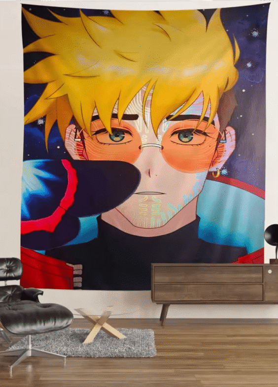 Trigun Anime Vash The Stampede Tapestry Wall Hanging