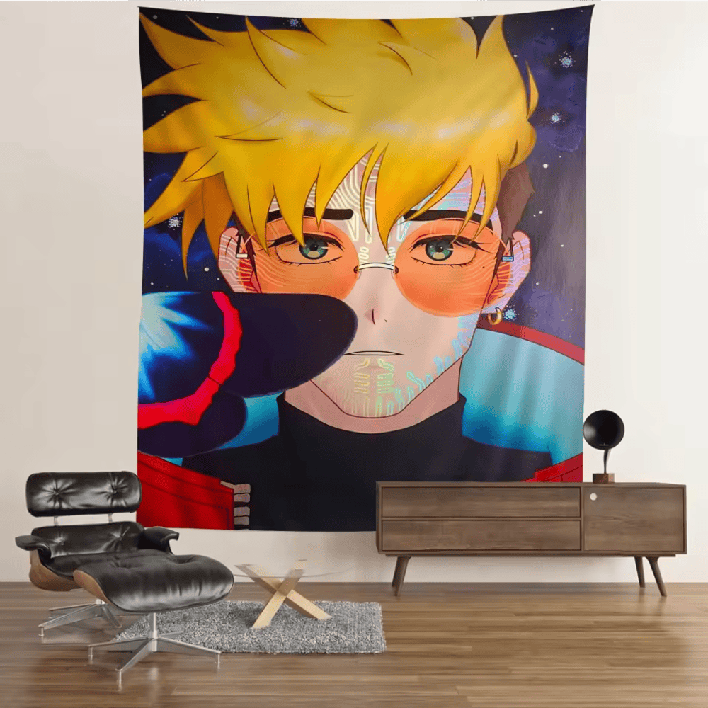 Trigun Anime Vash The Stampede Tapestry Wall Hanging Trigun Anime Vash The Stampede Tapestry Wall Hanging
