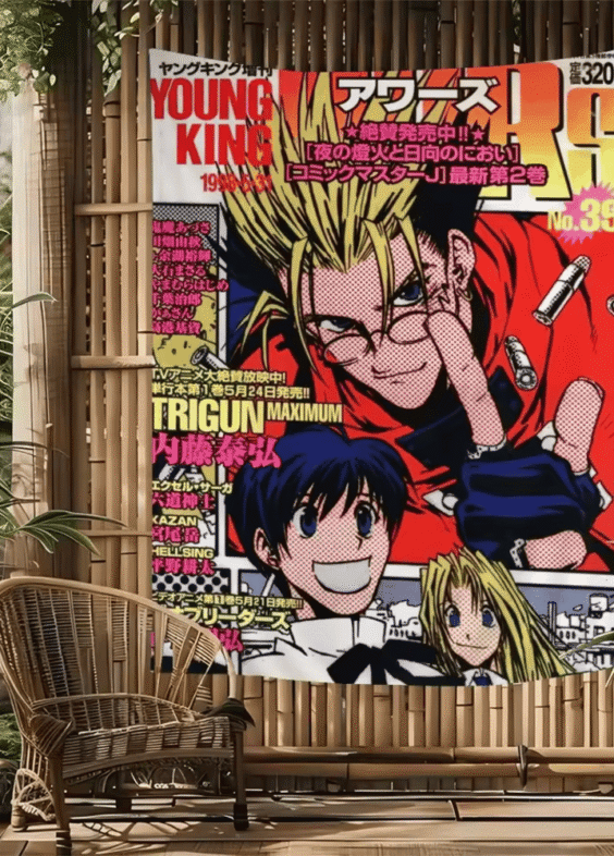 Anime Trigun Maximum Tapestry Poster Wall Art