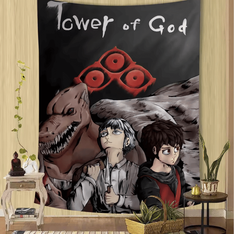 Tower Of God Anime Polyester Hanging Bohemian Tower Of God Anime Polyester Hanging Bohemian