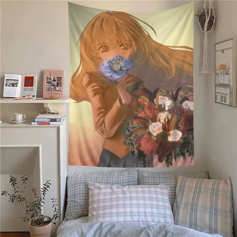 Anime Taiga Aisaka Toradora Print Tapestry Art Decor Anime Taiga Aisaka Toradora Print Tapestry Art Decor