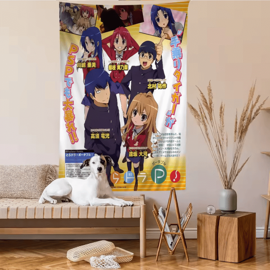 Anime Toradora Characters Wall Hanging Sheet Anime Toradora Characters Wall Hanging Sheet