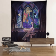 Anime Trigun Nicholas D. Wolfwood Tapestry Wall Hanging