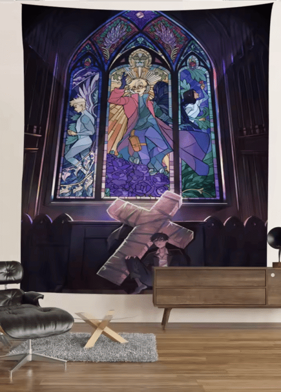 Anime Trigun Nicholas D. Wolfwood Tapestry Wall Hanging