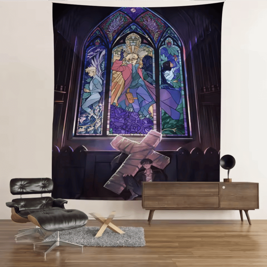 Anime Trigun Nicholas D. Wolfwood Tapestry Wall Hanging Anime Trigun Nicholas D. Wolfwood Tapestry Wall Hanging