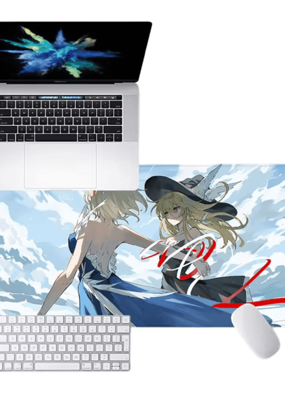 Anime Touhou Project MariAri HD Printing Mouse Pad