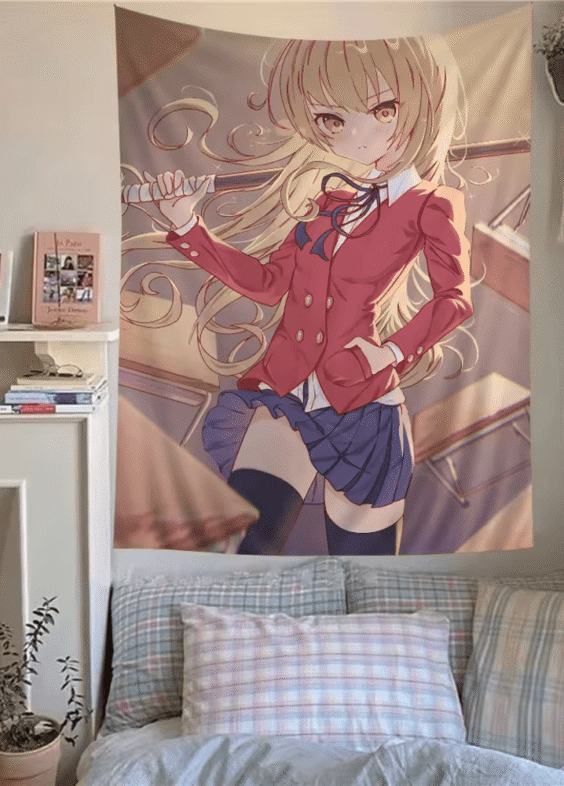 Taiga Aisaka Anime Toradora Tapestry Art Decor