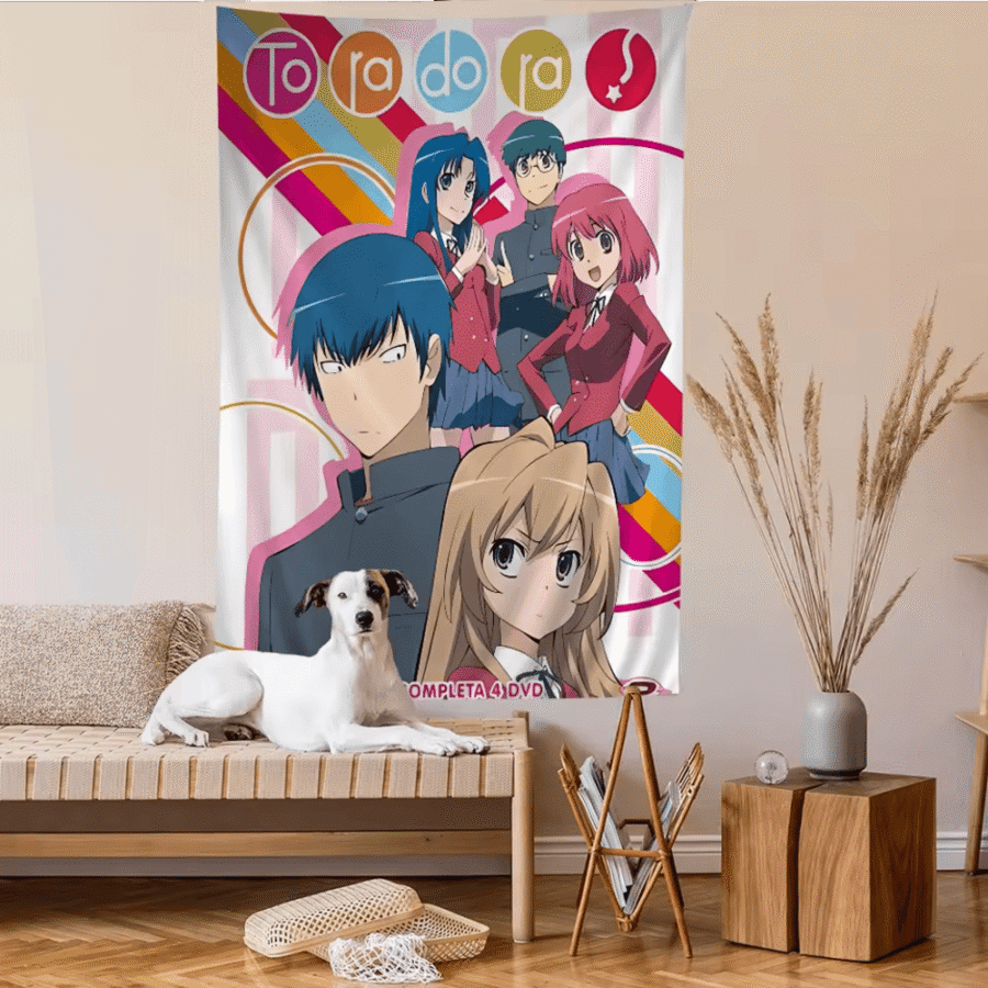 Anime Toradora Characters Print Wall Hanging Sheet Anime Toradora Characters Print Wall Hanging Sheet
