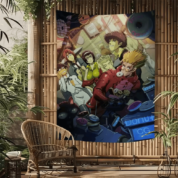 Trigun Anime Character Tapestry Poster Wall Art