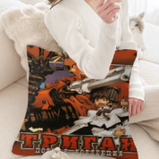 Anime Trigun Vash the Stampede With Friends Pillow Cover
