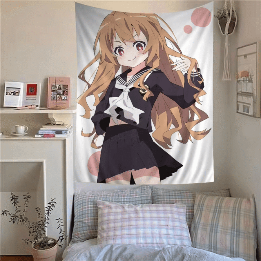Anime Taiga Aisaka Toradora Tapestry Art Decor Anime Taiga Aisaka Toradora Tapestry Art Decor