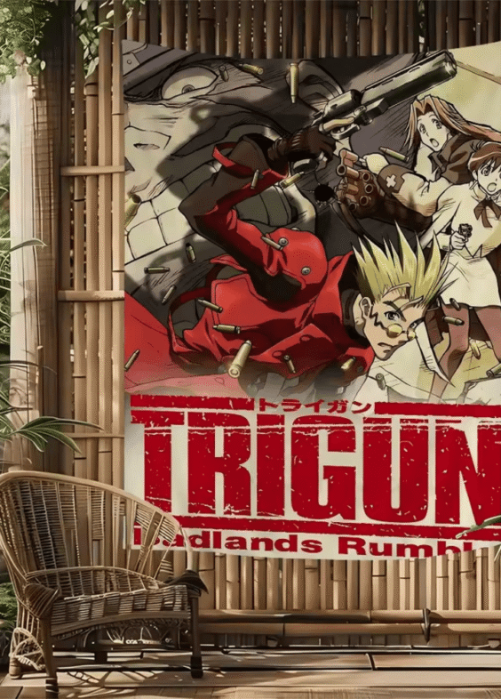 Anime Trigun: Badlands Rumble Tapestry Poster Wall Art