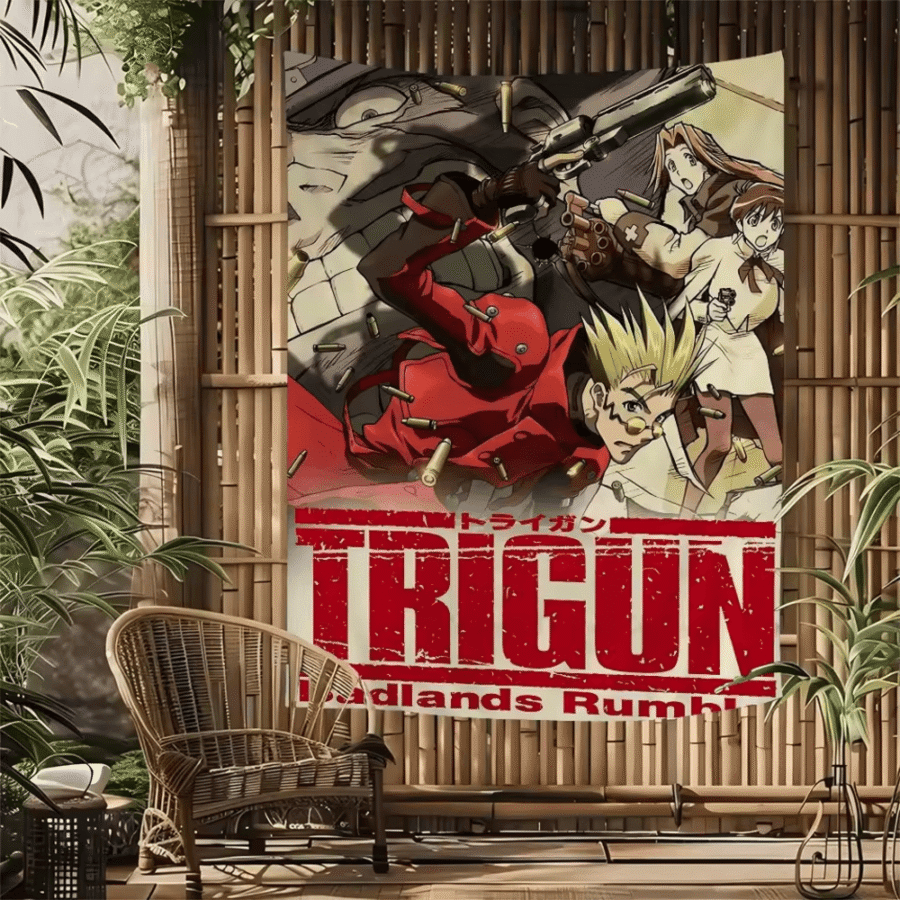 Anime Trigun: Badlands Rumble Tapestry Poster Wall Art