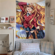 Taiga Aisaka Anime Toradora Print Tapestry Art Decor