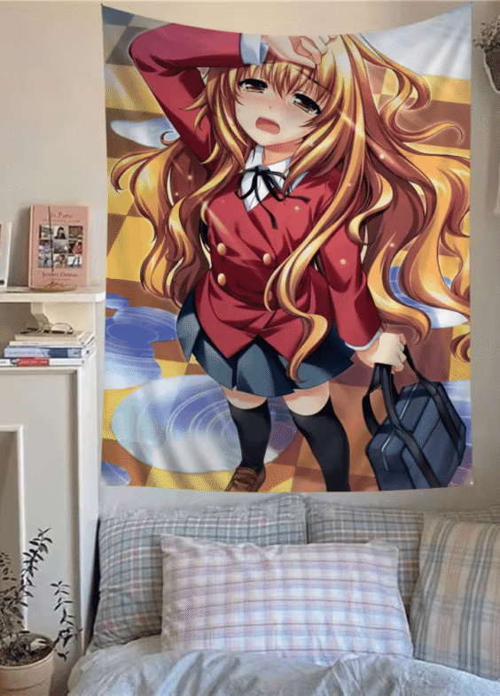 Taiga Aisaka Anime Toradora Print Tapestry Art Decor