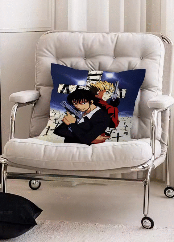 Anime Trigun Stampede And Nicholas D. Wolfwood Pillow Case