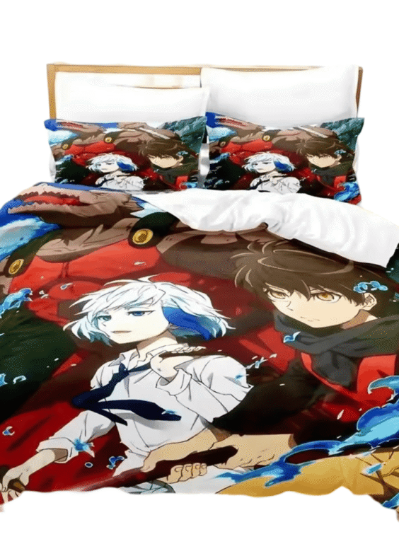 Anime Tower Of God Bam And Rak With Khun Bedding Set