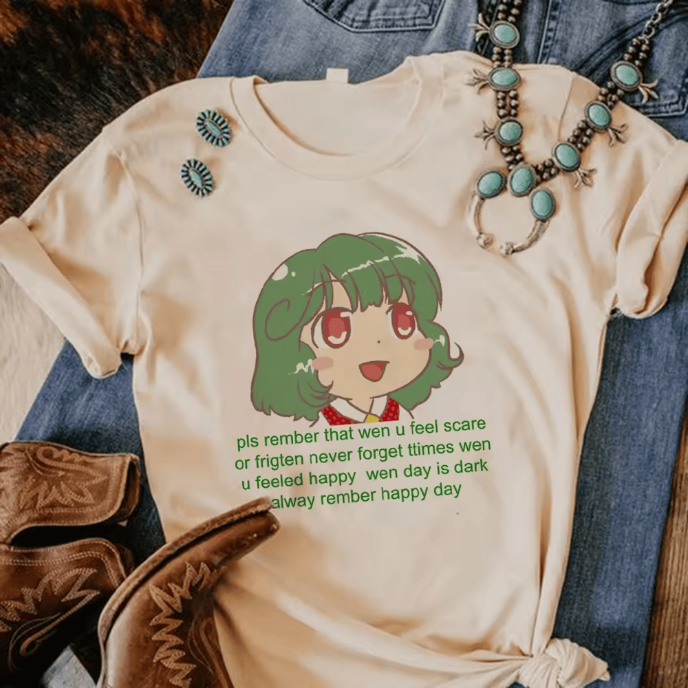 Anime Touhou Project Yuuka Kazami T-Shirt For Women Anime Touhou Project Yuuka Kazami T-Shirt For Women