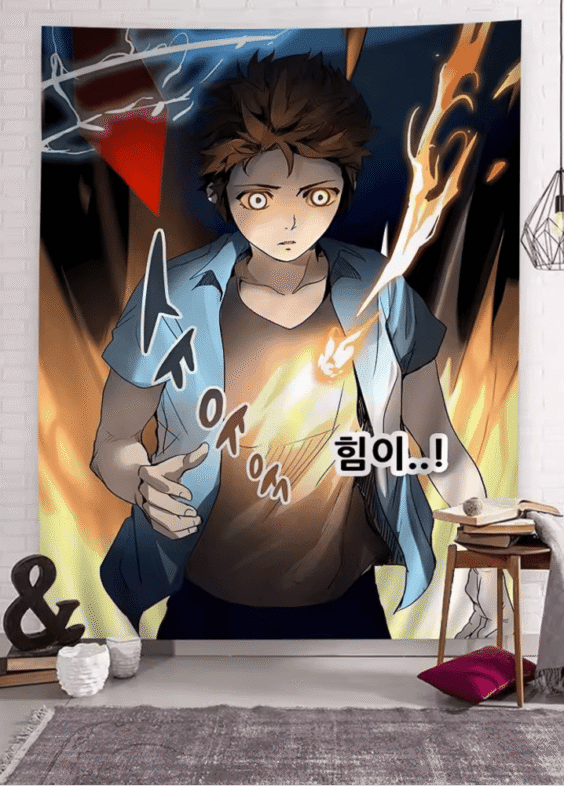 Tower Of God Anime Twenty-Fifth Baam Wall Hanging Tapestries