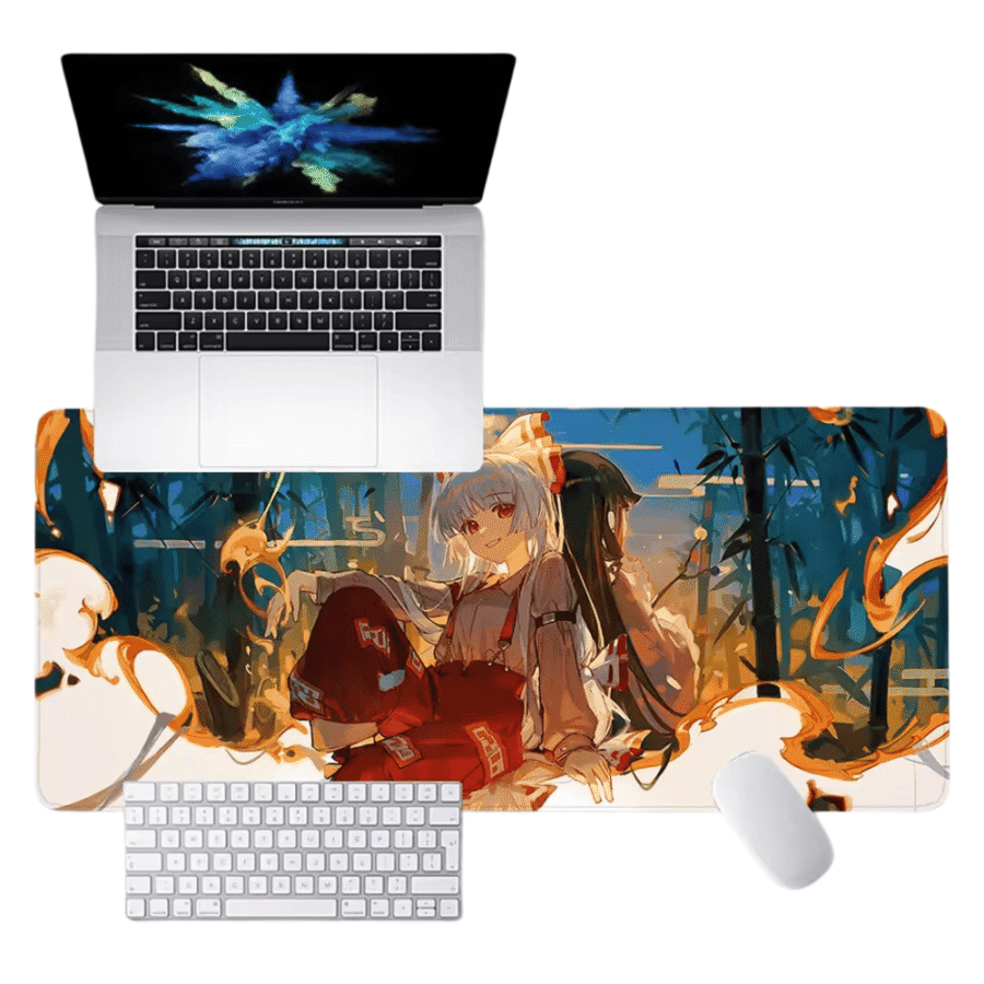 Anime Touhou Project Fujiwara No Mokou HD Printing Mouse Pad Anime Touhou Project Fujiwara No Mokou HD Printing Mouse Pad
