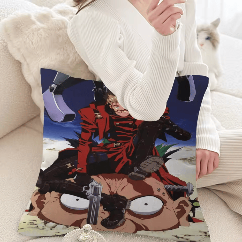 Anime Trigun Vash The Stampede Pillow Case Anime Trigun Vash The Stampede Pillow Case